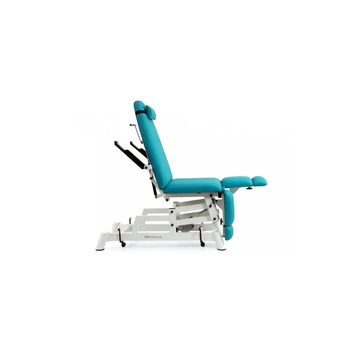 FAUTEUIL ÉLECTRIQUE DE PODOLOGIE AVEC HAUTEUR RÉGLABLE ET JAMBIÈRES INDÉPENDANTES 