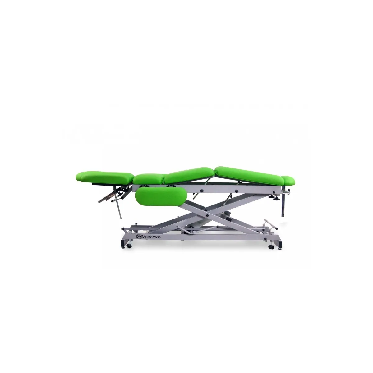 TABLE ÉLECTRIQUE MULTIFONCTION AVEC 9 SECTIONS, MONTÉE VERTICALE, TRENDELEMBOURG, ARTICULATION CENTRALE ET ROUES RÉTRACTABLES