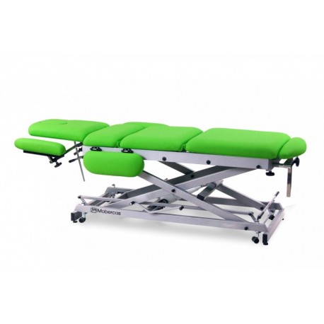 TABLE ÉLECTRIQUE MULTIFONCTION AVEC 9 SECTIONS, MONTÉE VERTICALE, TRENDELEMBOURG, ARTICULATION CENTRALE ET ROUES RÉTRACTABLES