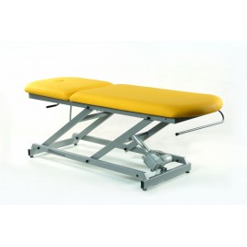 TABLE D'EXAMEN ÉLECTRIQUE AVEC PORTE-ROULEAUX ET BOUCHON FACIAL