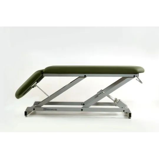 TABLE D'EXAMEN ÉLECTRIQUE PROCLIVE / DÉCLIVE AVEC PORTE-ROULEAUX ET BOUCHON FACIAL INCLUS