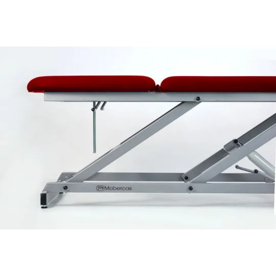 TABLE d'EXAMEN HYDRAULIQUE AVEC PORTE-ROULEAUX ET BOUCHON FACIAL