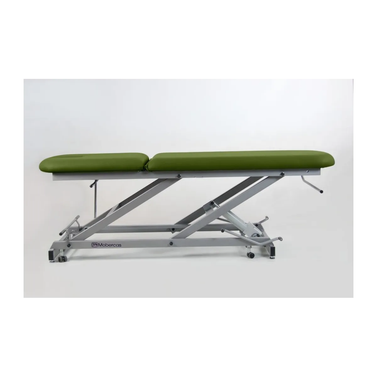 TABLE D'EXAMEN HYDRAULIQUE AVEC PORTE-ROULEAUX? BOUCHON FACIAL ET ROUES RÉTRACTABLES