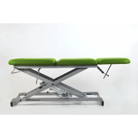 TABLE HYDRAULIQUE TYPE FAUTEUIL AVEC MONTÉE VERTICALE SANS DÉPLACEMENT, BOUCHON FACIAL ET PORTE-ROULEAUX