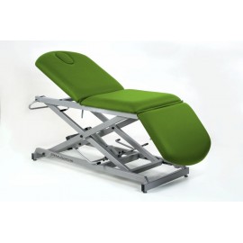 TABLE HYDRAULIQUE TYPE FAUTEUIL AVEC MONTÉE VERTICALE SANS DÉPLACEMENT, BOUCHON FACIAL ET PORTE-ROULEAUX