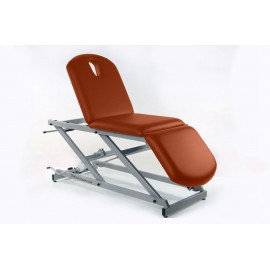 TABLE DIVAN HYDRAULIQUE TYPE FAUTEUIL AVEC PORTE-ROULEAUX ET BOUCHON FACIAL