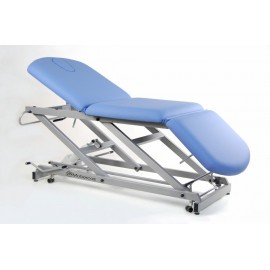 TABLE DIVAN HYDRAULIQUE TYPE FAUTEUIL AVEC PORTE-ROULEAUX, ROULETTES RÉTRACTABLES ET BOUCHON FACIAL