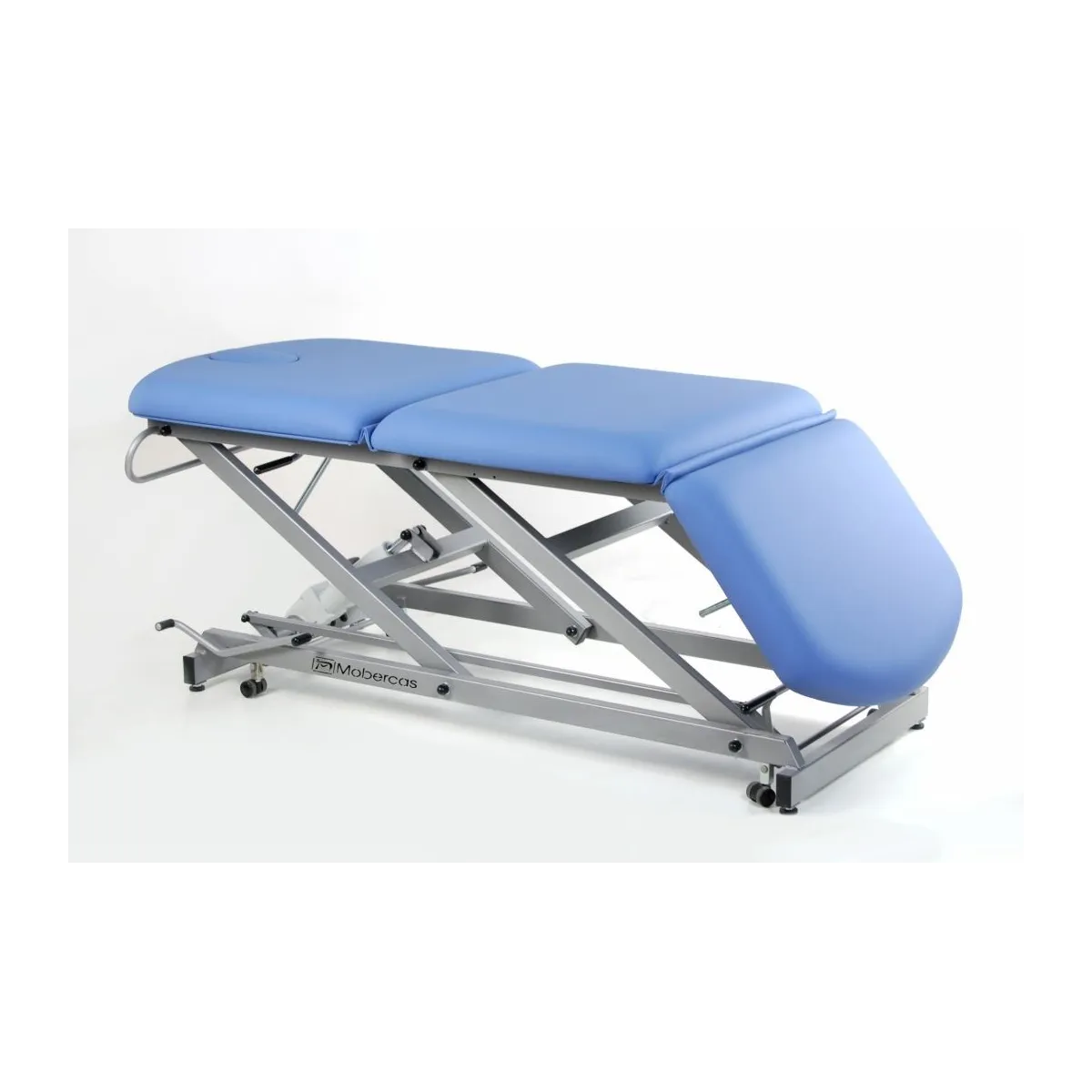 TABLE DIVAN HYDRAULIQUE TYPE FAUTEUIL AVEC PORTE-ROULEAUX, ROULETTES RÉTRACTABLES ET BOUCHON FACIAL