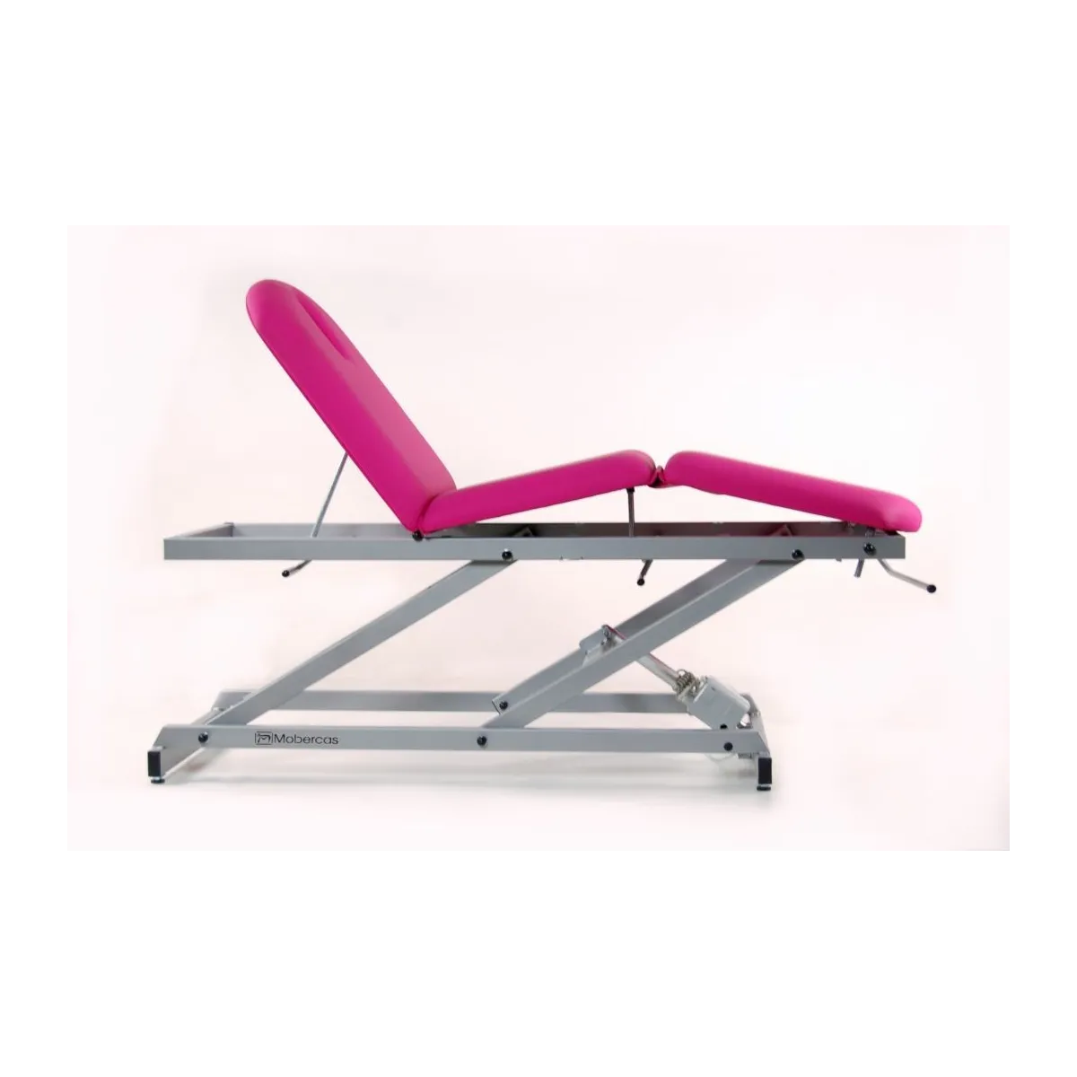 TABLE ÉLECTRIQUE DE 3 PANNEAUX AVEC ARTICULATION CENTRALE, PORTE-ROULEAUX ET BOUCHON FACIAL