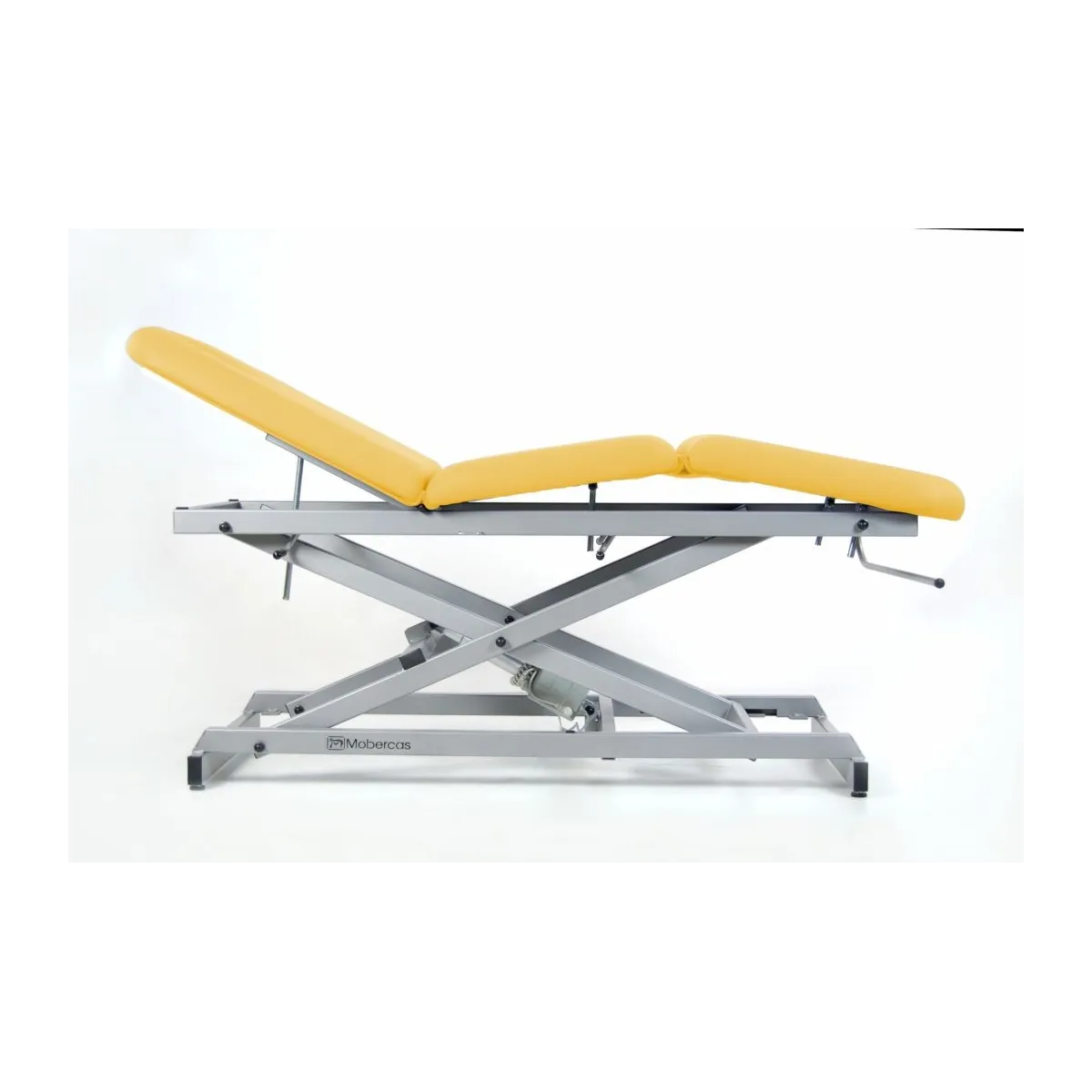 TABLE ÉLECTRIQUE AVEC UNE ARTICULATION CENTRALE, MONTÉE SANS DÉPLACEMENT LATÉRAL? BOUCHON FACIAL ET PORTE-ROULEAUX