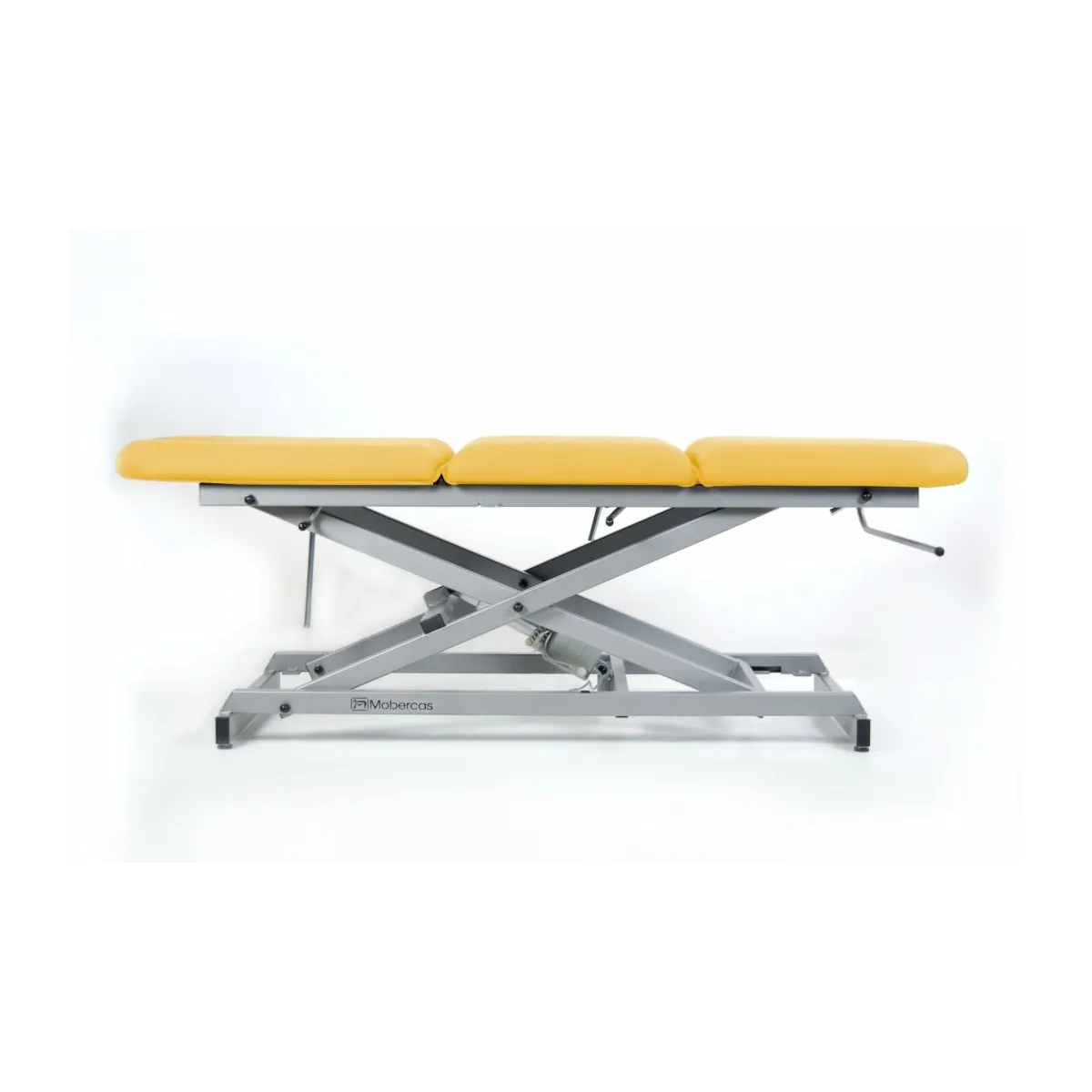 TABLE ÉLECTRIQUE AVEC UNE ARTICULATION CENTRALE, MONTÉE SANS DÉPLACEMENT LATÉRAL? BOUCHON FACIAL ET PORTE-ROULEAUX