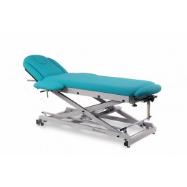 TABLE ÉLECTRIQUE MULTIFONCTION AVEC MONTÉE VERTICALE SANS DÉPLACEMENT LATÉRAL ET ROULETTES RÉTRACTABLES
