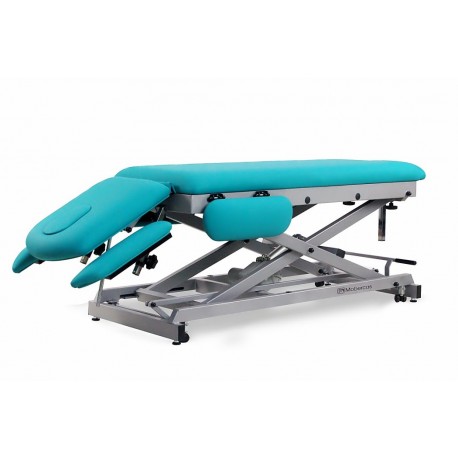 TABLE ÉLECTRIQUE MULTIFONCTION AVEC MONTÉE VERTICALE SANS DÉPLACEMENT LATÉRAL ET ROULETTES RÉTRACTABLES