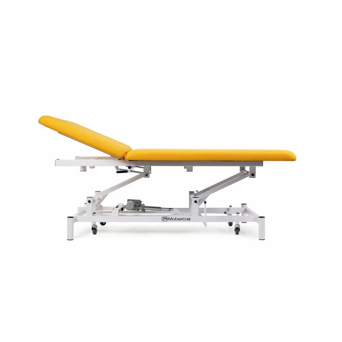 TABLE ÉLECTRIQUE TYPE BOBATH AVEC DOSSIER ET ROULETTES RÉTRACTABLES