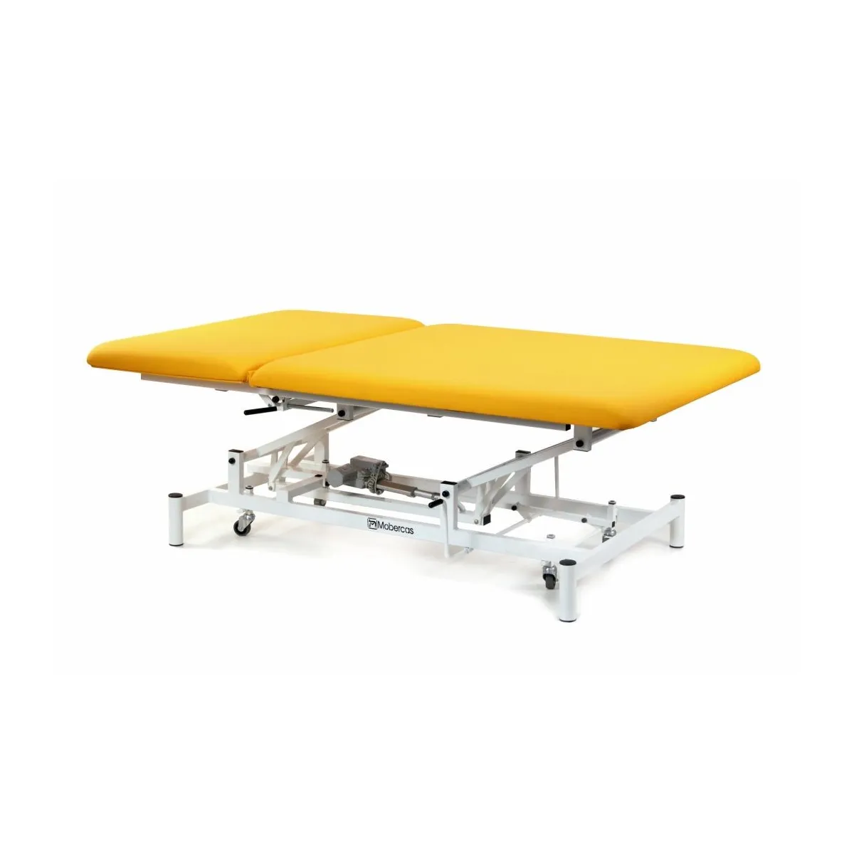 TABLE ÉLECTRIQUE TYPE BOBATH AVEC DOSSIER ET ROULETTES RÉTRACTABLES
