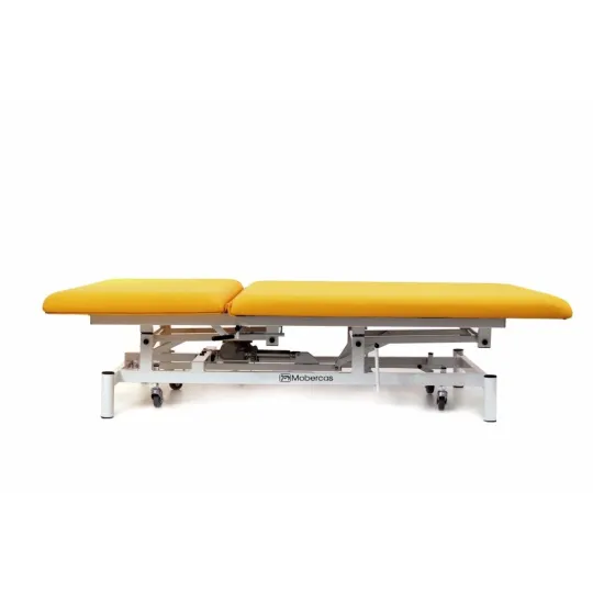 TABLE ÉLECTRIQUE TYPE BOBATH AVEC DOSSIER ET ROULETTES RÉTRACTABLES