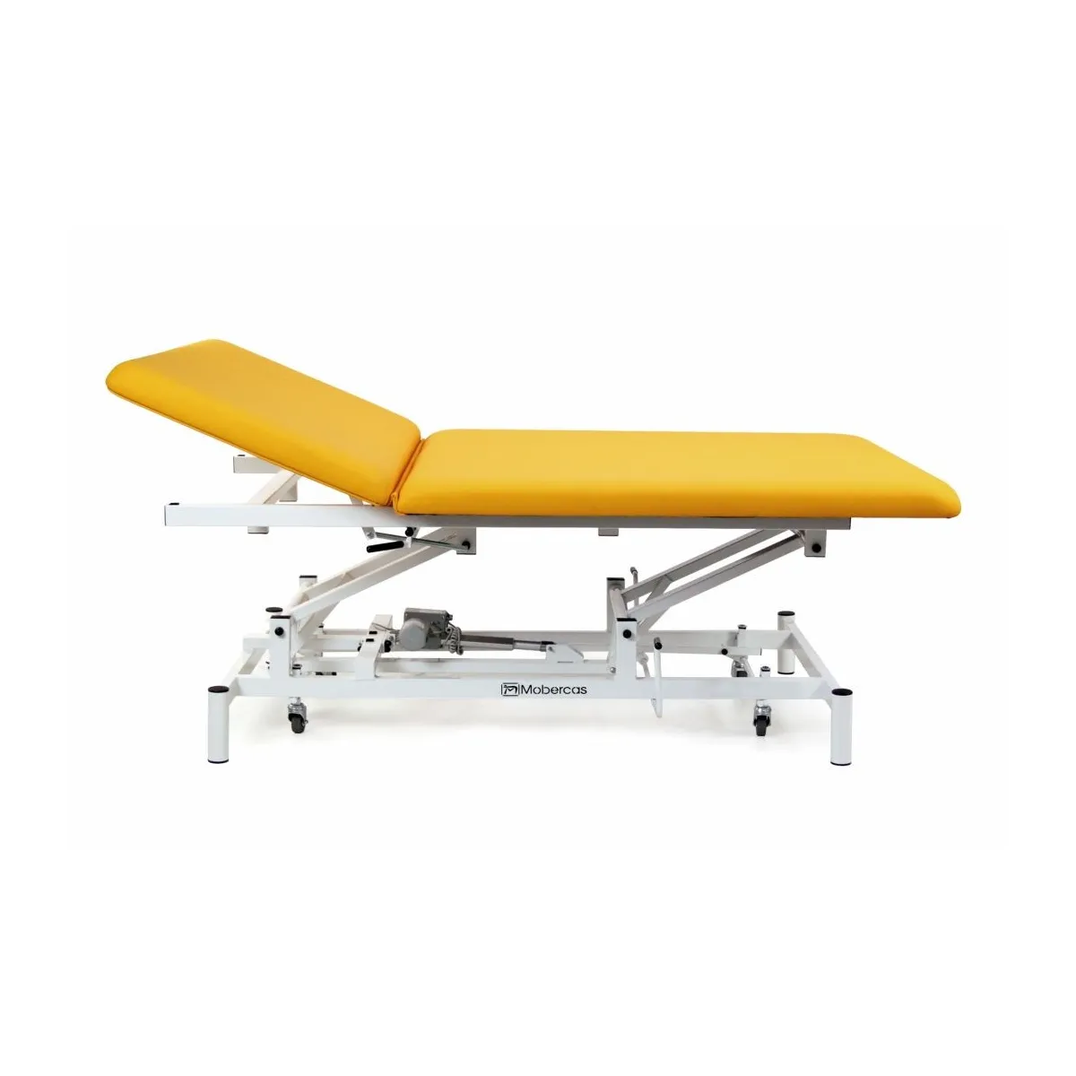 TABLE ÉLECTRIQUE TYPE BOBATH AVEC DOSSIER ET ROULETTES RÉTRACTABLES