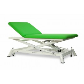 TABLE HYDRAULIQUE TYPE BOBATH DE 2 PANNEAUX AVEC MONTÉE VERTICALE ET ROULETTES RÉTRACTABLES