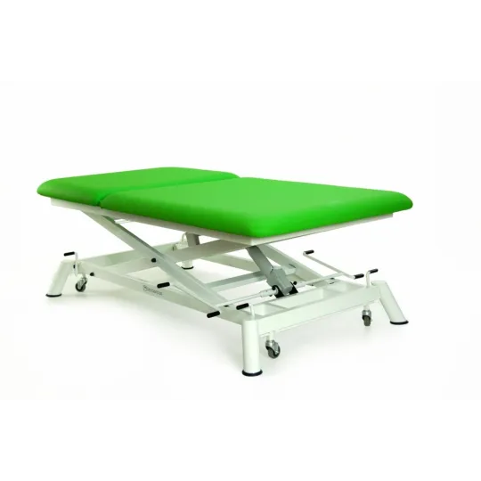 TABLE HYDRAULIQUE TYPE BOBATH DE 2 PANNEAUX AVEC MONTÉE VERTICALE ET ROULETTES RÉTRACTABLES