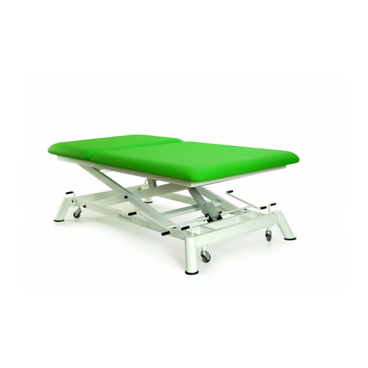 TABLE HYDRAULIQUE TYPE BOBATH DE 2 PANNEAUX AVEC MONTÉE VERTICALE ET ROULETTES RÉTRACTABLES