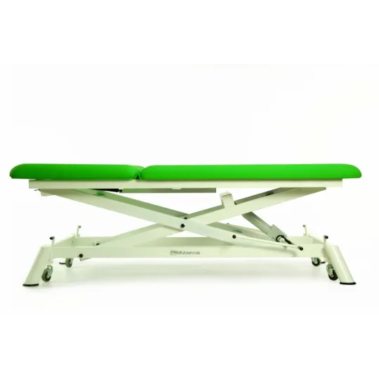 TABLE HYDRAULIQUE TYPE BOBATH DE 2 PANNEAUX AVEC MONTÉE VERTICALE ET ROULETTES RÉTRACTABLES