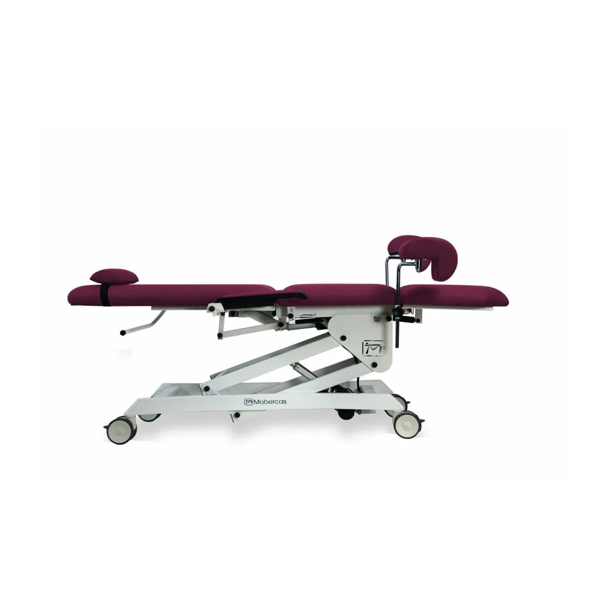 FAUTEUIL GYNÉCOLOGIQUE AVEC 3 MOTEURS, JAMBIÈRES GYNÉCOLOGIQUE, PLATEAU AMOVIBLE ET ACCOUDOIRS 