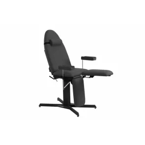 FAUTEUIL POUR TATOUEUR À HAUTEUR FIXE AVEC JAMBIÈRES INDÉPENDANTE ET ACCOUDOIRS RÉGLABLES
