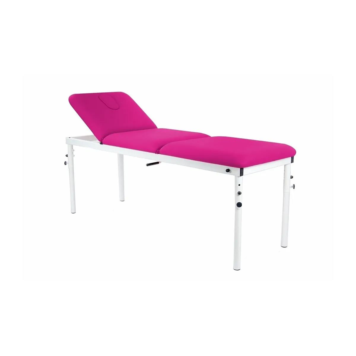 TABLE DIVAN DE 3 PANNEAUX AVEC ARTICULATION CENTRALE, RÉGLABLES EN 3 HAUTEURS