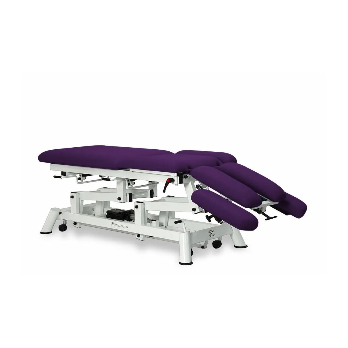 TABLE ÉLECTRIQUE MULTIFONCTION AVEC CYPHOSE, TRENDELENBURG, BOUCHON FACIAL ET ROULETTES RÉTRACTABLES