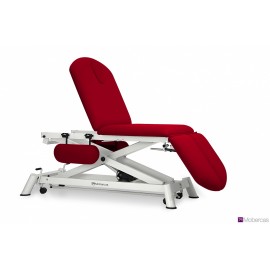 TABLE ÉLECTRIQUE 3 PANNEAUX AVEC ACCOUDOIRS? JAMBIÈRES INDÉPENDANTES? BOUCHON FACIAL ET ROULETTES RÉTRACTABLES
