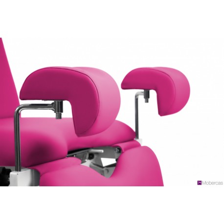FAUTEUIL HYDRAULIQUE DE GYNÉCOLOGIE A HAUTEUR RÉGLABLE AVEC JAMBIÈRES GYNÉCOLOGIQUE ET PLATEAU AMOVIBLE