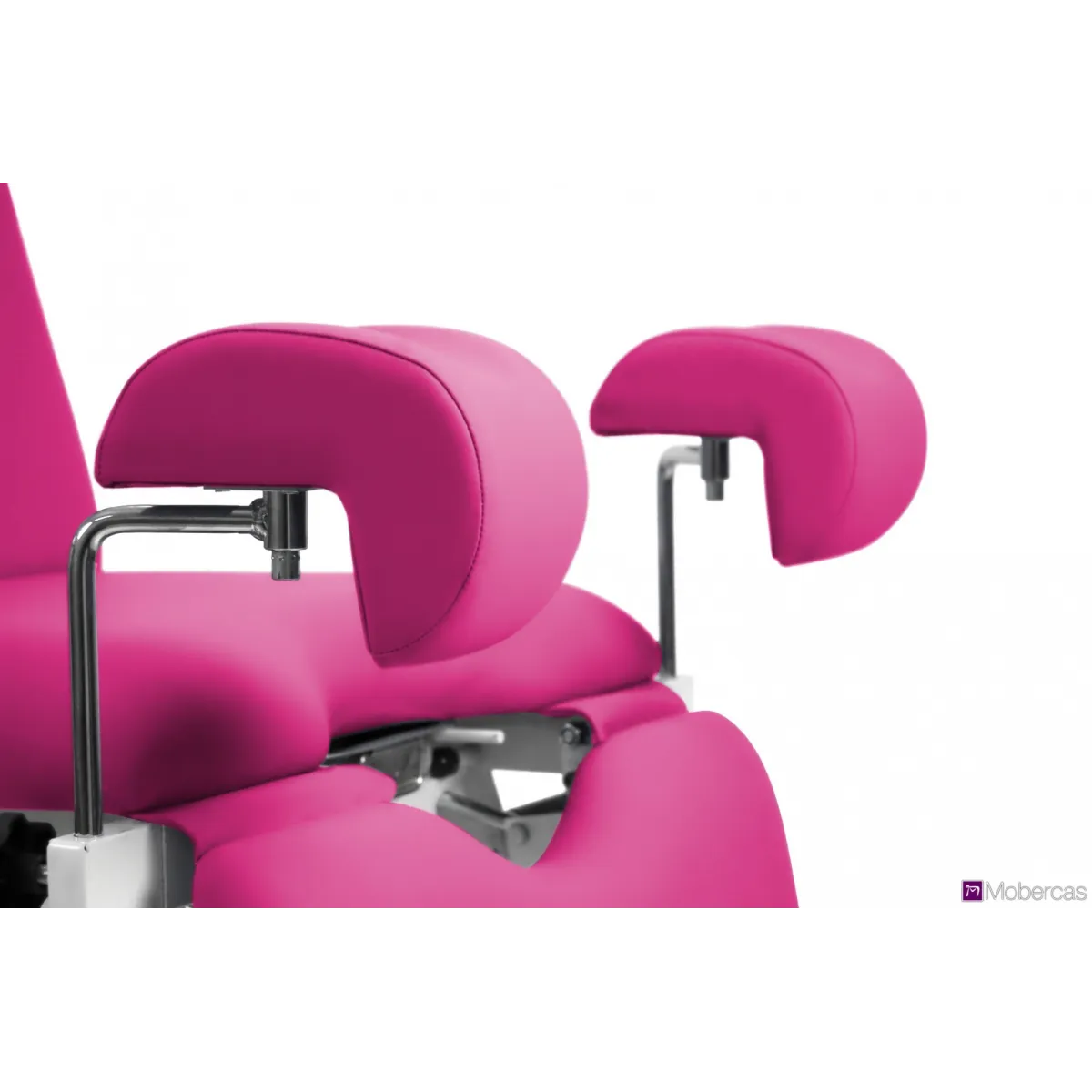 FAUTEUIL HYDRAULIQUE DE GYNÉCOLOGIE A HAUTEUR RÉGLABLE AVEC JAMBIÈRES GYNÉCOLOGIQUE ET PLATEAU AMOVIBLE