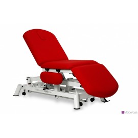 TABLE HYDRAULIQUE 3 PLANS AVEC ACCOUDOIRS, BOUCHON FACIAL ET ROULETTES RÉTRACTABLES