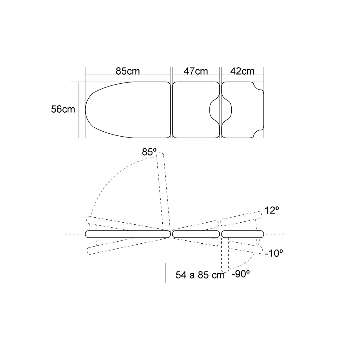 FAUTEUIL GYNÉCOLOGIQUE AVEC 2 MOTEURS, JAMBIÈRES GYNÉCOLOGIQUES, PLATEAU AMOVIBLE, TRENDELENBURG, ACCOUDOIRS ET ROUES