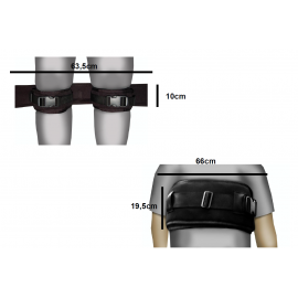 SANGLES DE FIXATION THORAX ET JAMBES