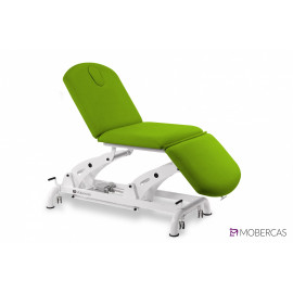 TABLE ÉLECTRIQUE 3 MOTEURS AVEC BOUCHON FACIAL ET ROULETTES