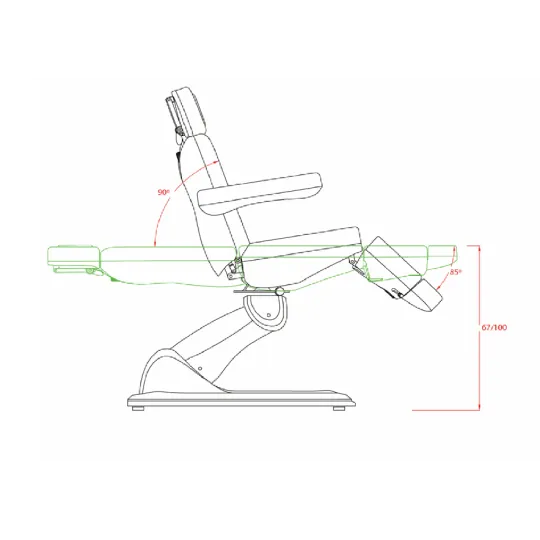 FAUTEUIL ÉLECTRIQUE ESTHÉTIQUE "TELLA" 4 MOTEURS
