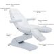 Fauteuil podologique MEDIAL SMART Blanc 3 moteurs