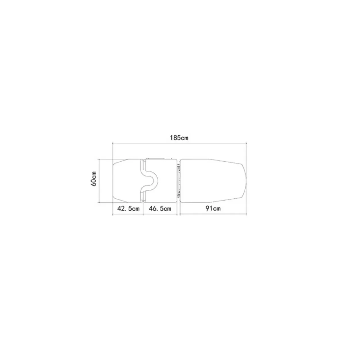 Fauteuil gynécologique électrique 2 moteurs
