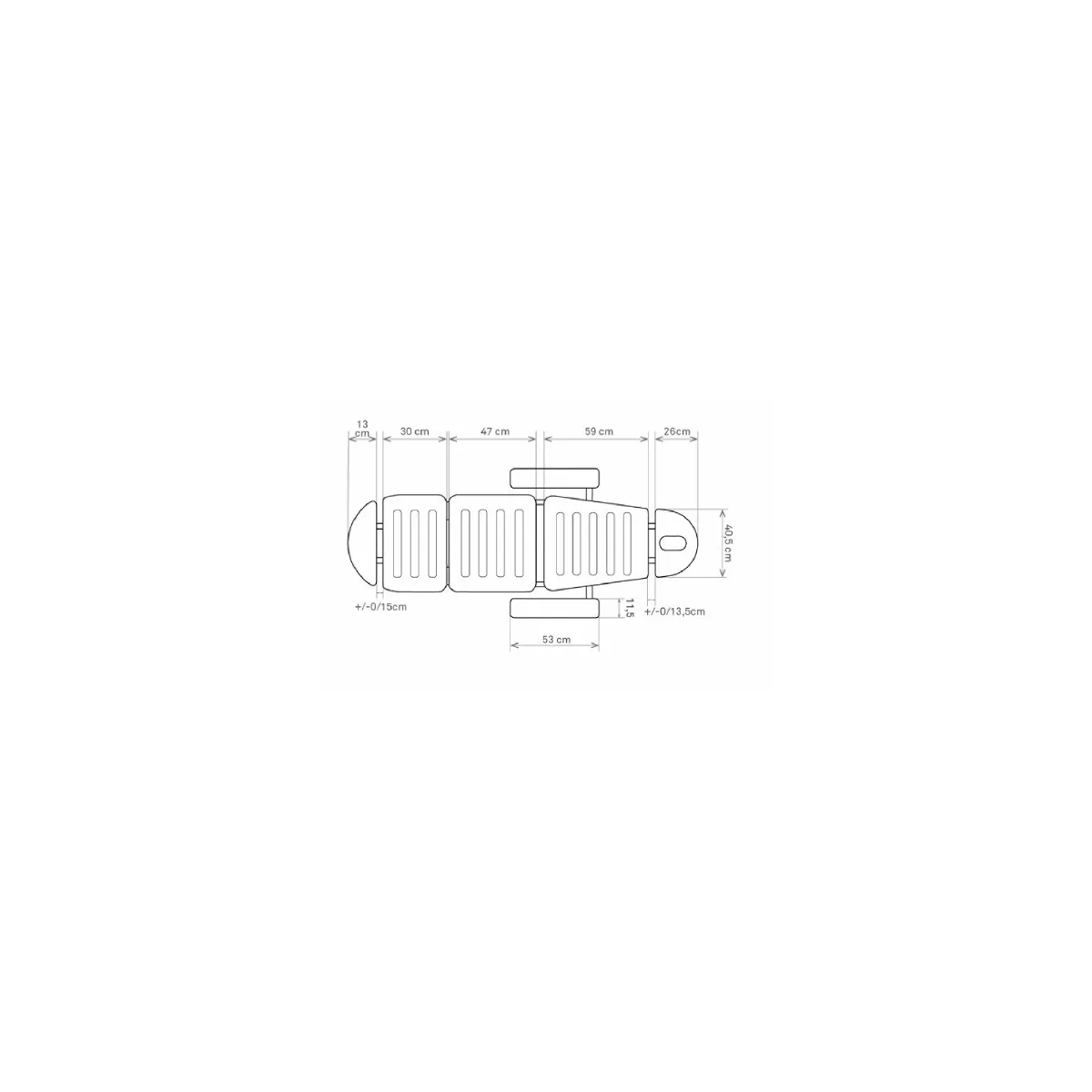 Fauteuil 4 moteurs BLIGHT 502