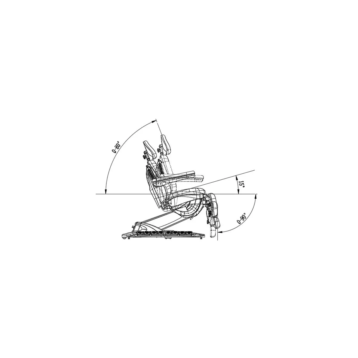Fauteuil électrique à 4 moteurs GIR