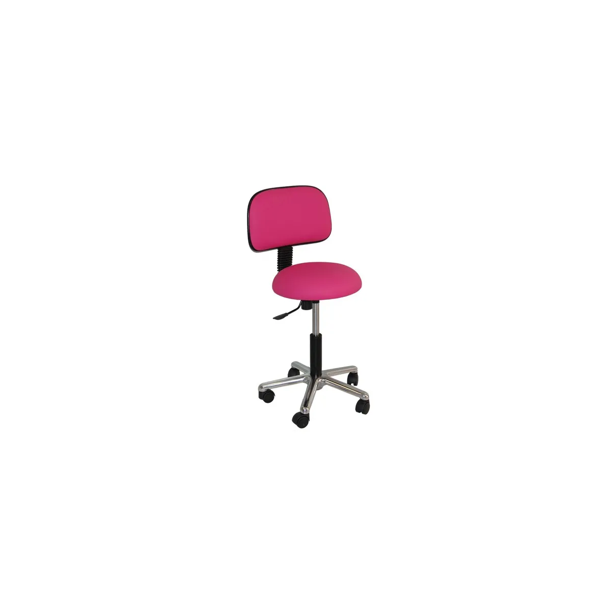 TABOURET AVEC DOSSIER BASE ALU